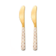 mocha check bistro spreaders, set of 2 93 mocha check bistro spreaders, set of 2 93