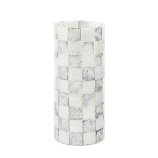 sterling check capiz small vase 100 sterling check capiz small vase 100