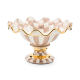 mocha check ceramic compote 95 mocha check ceramic compote 95
