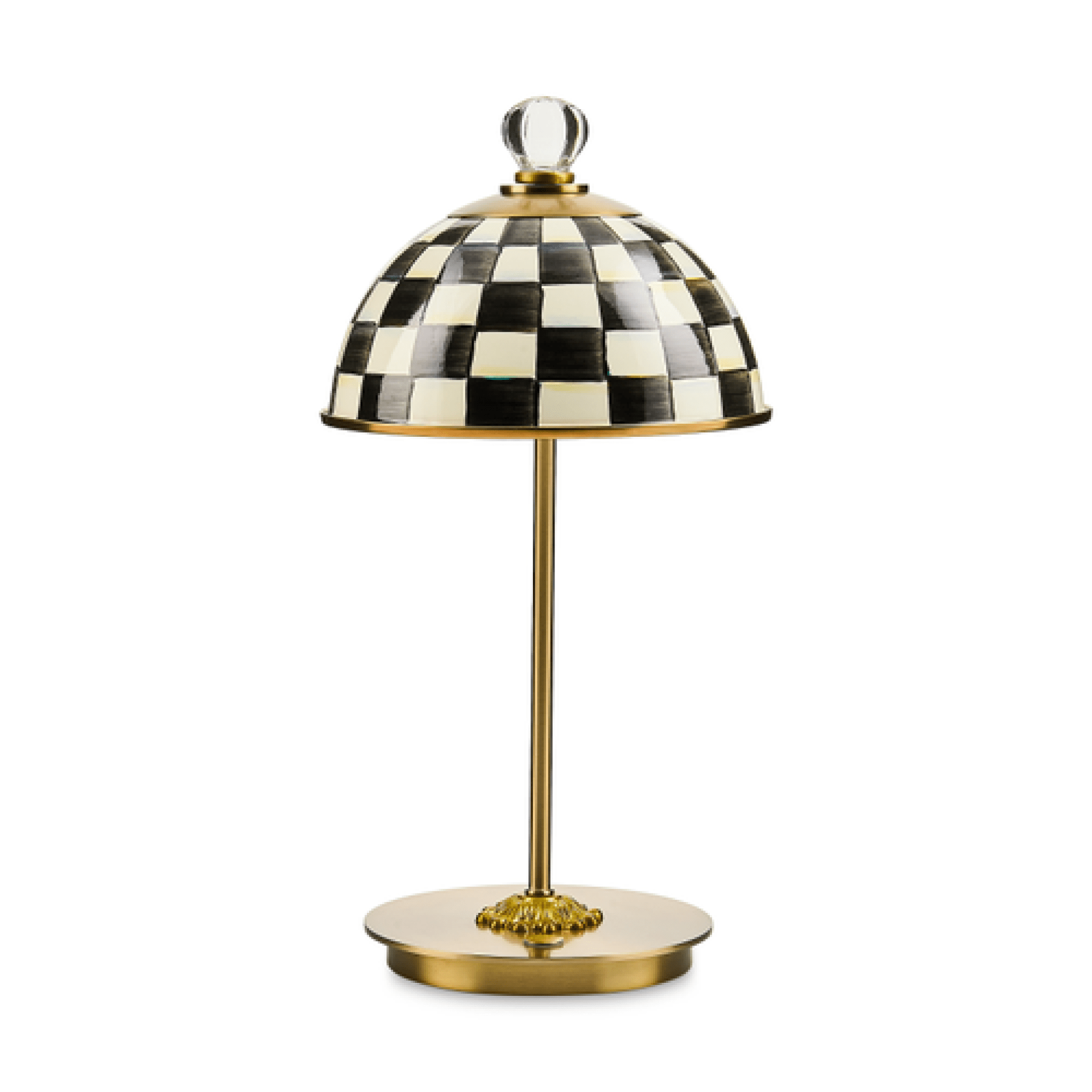 courtly check led rechargeable dome table lamp 22 courtly check led rechargeable dome table lamp 22