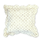 mocha check reversible scalloped throw pillow 39 mocha check reversible scalloped throw pillow 39