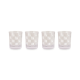 white check acrylic tumblers, set of 4 6 white check acrylic tumblers, set of 4 6