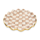 mocha check ceramic fluted dinner plate 5 mocha check ceramic fluted dinner plate 5