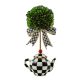 courtly check teapot boxwood topiary 27 courtly check teapot boxwood topiary 27