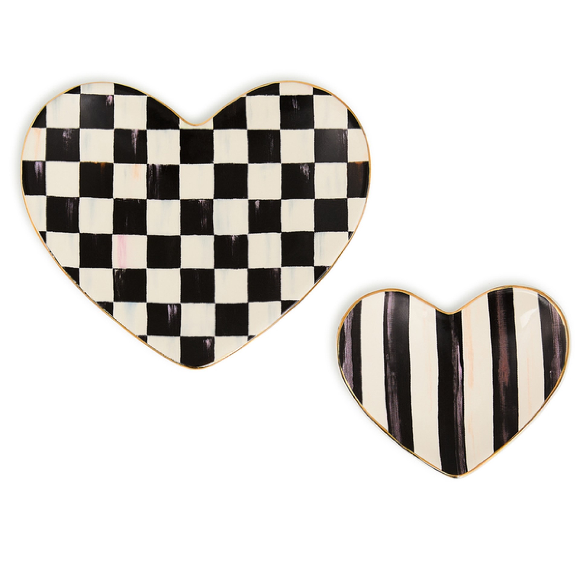 courtly heart trinket dishes, set of 2 42 courtly heart trinket dishes, set of 2 42