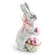 touch of pink foil bunny - silver 17 touch of pink foil bunny - silver 17