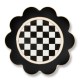 black petal dinner plate 24 black petal dinner plate 24