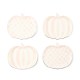 rosy check pumpkin ceramic dessert plates, set of 4 88 rosy check pumpkin ceramic dessert plates, set of 4 88