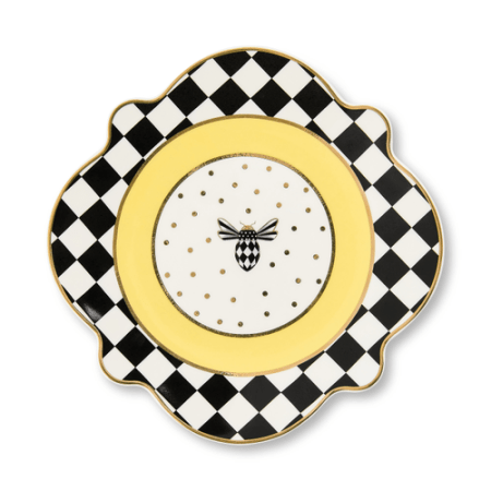 bee toile salad plate 7 bee toile salad plate 7