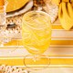 Puro Marbled Goblet - Yellow 28 Puro Marbled Goblet - Yellow 28