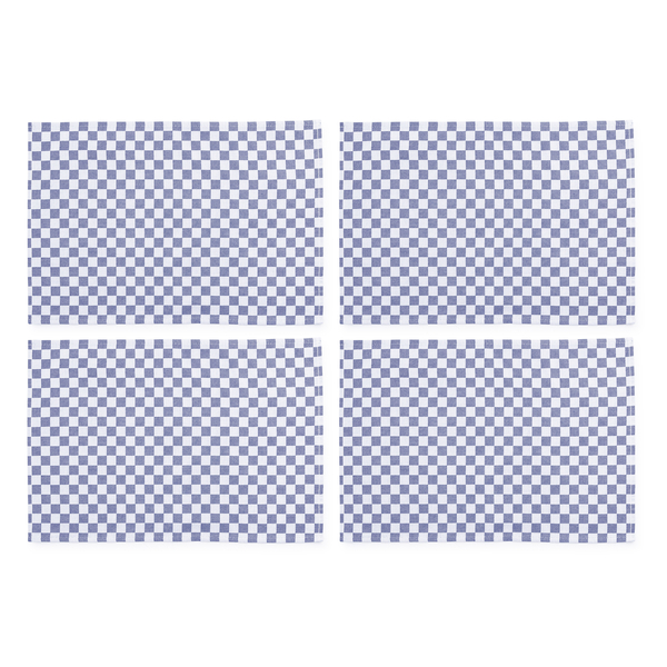navy check placemat, set of 4 45 navy check placemat, set of 4 45