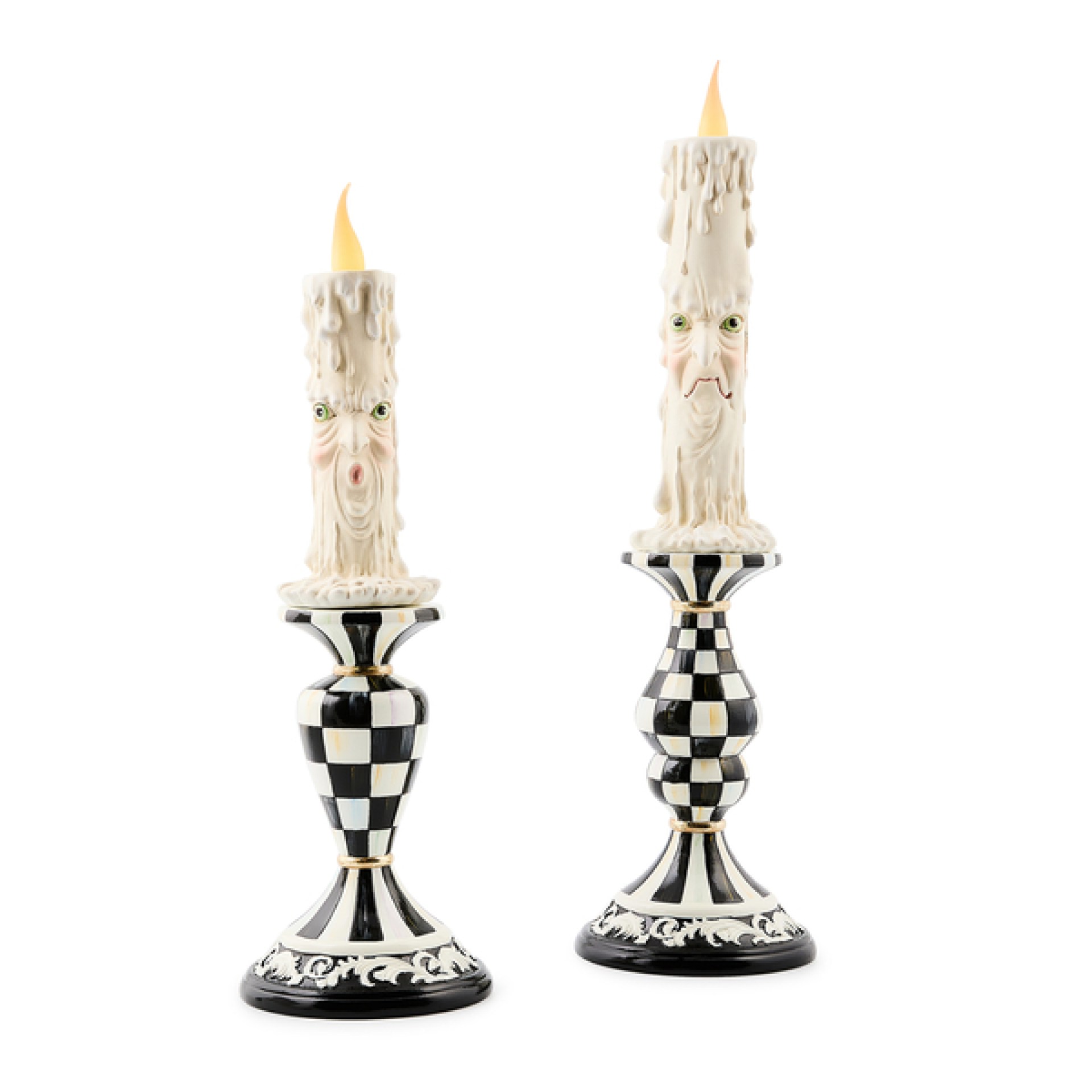 haunted house spooky illuminated candles, set of 2 49 haunted house spooky illuminated candles, set of 2 49