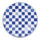 indigo check dinner plate 82 indigo check dinner plate 82