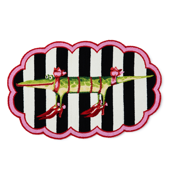 patience brewster gloria alligator 4 scalloped rug 22 patience brewster gloria alligator 4 scalloped rug 22