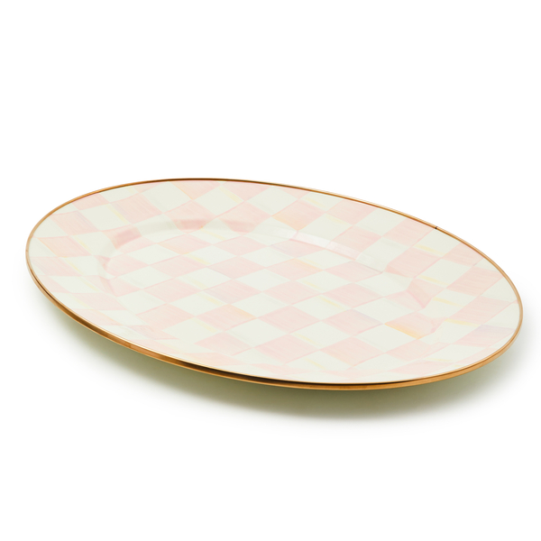 rosy check medium oval platter 256 rosy check medium oval platter 256