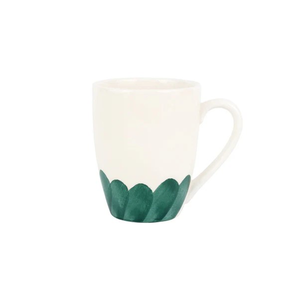Lisbon Green Brushstroke Mug 12 Lisbon Green Brushstroke Mug 12