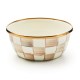 mocha check pinch bowl 53 mocha check pinch bowl 53