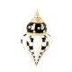 courtly noel fluted drop glass ornament 153 courtly noel fluted drop glass ornament 153