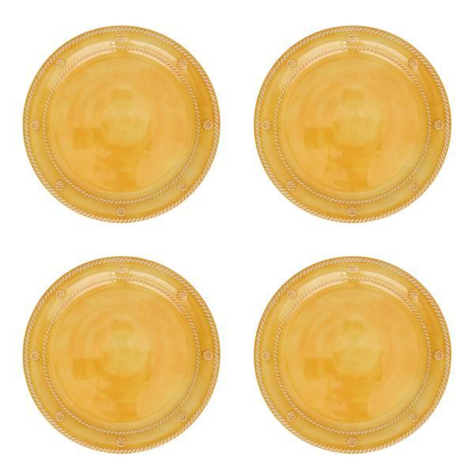 Berry & Thread Melamine Dessert/Salad Plate Set/4 - Sunshine 64 Berry & Thread Melamine Dessert/Salad Plate Set/4 - Sunshine 64