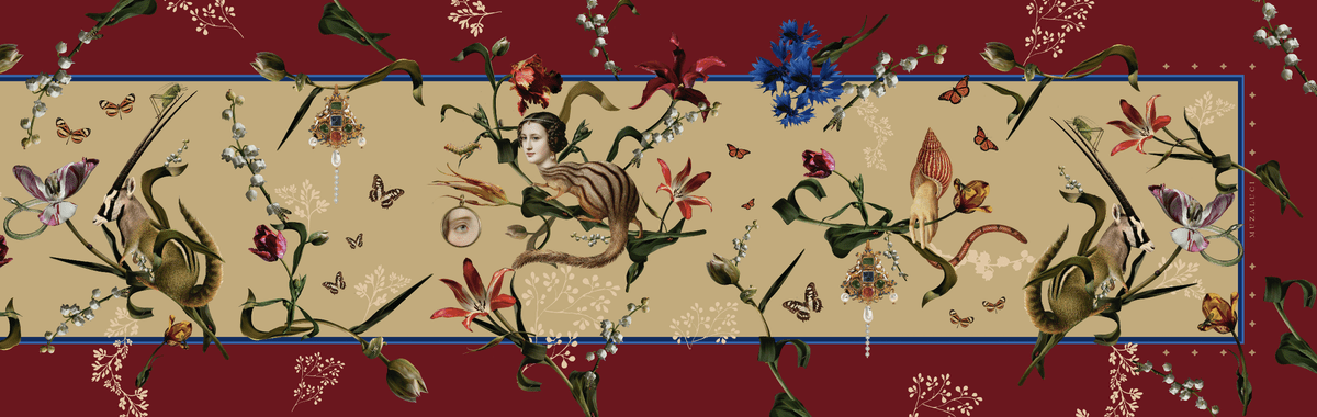 TABLE RUNNER BULBA TAUPÉ 280cm 4 TABLE RUNNER BULBA TAUPÉ 280cm 4