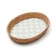 sterling check large enamel & rattan serving tray 254 sterling check large enamel & rattan serving tray 254