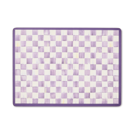 violet check cork back placemats, set of 4 23 violet check cork back placemats, set of 4 23