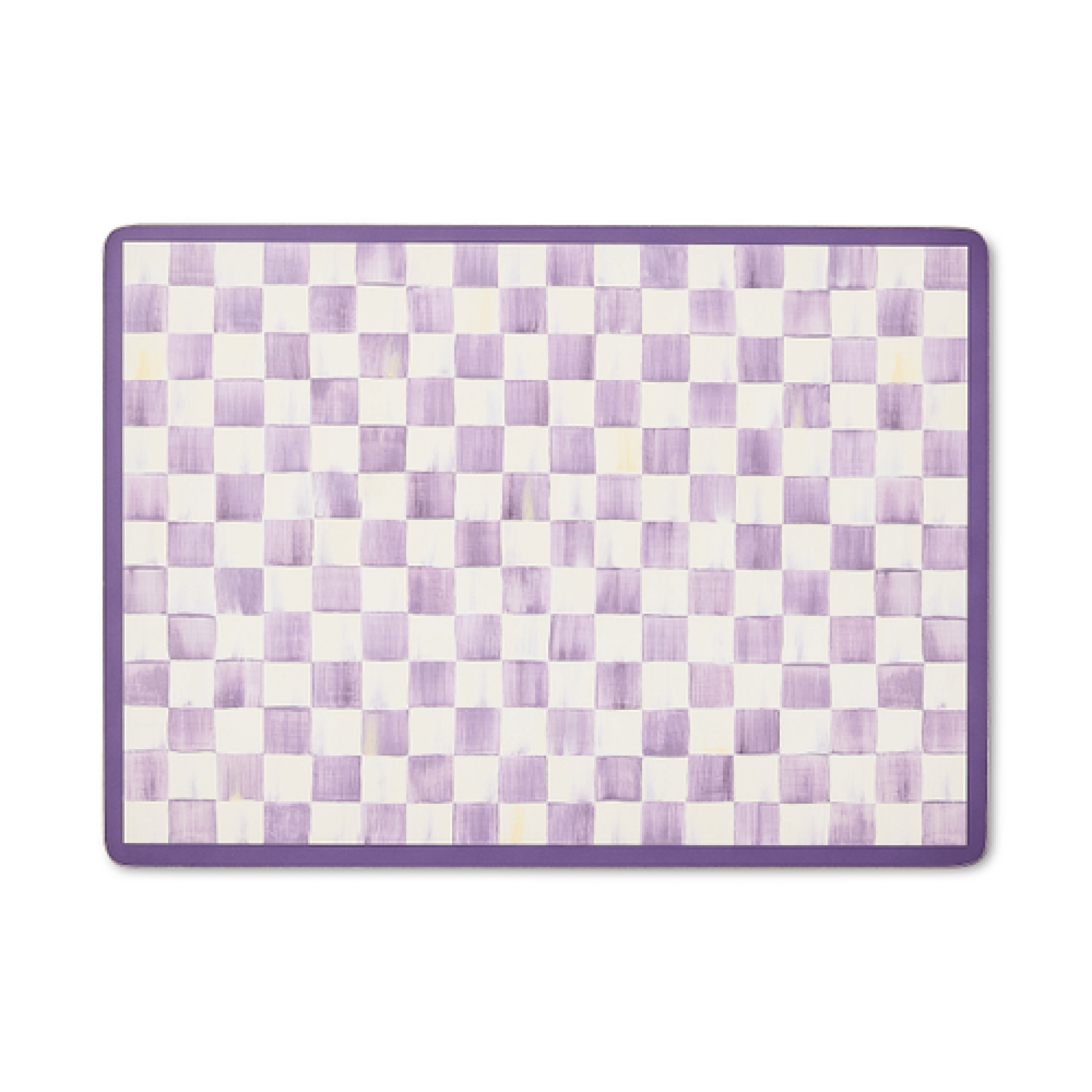 violet check cork back placemats, set of 4 23 violet check cork back placemats, set of 4 23