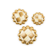 mocha check magnets, set of 3 32 mocha check magnets, set of 3 32