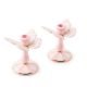 rosy check tall butterfly candlesticks, set of 2 12 rosy check tall butterfly candlesticks, set of 2 12