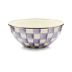 violet check large everyday bowl 113 violet check large everyday bowl 113