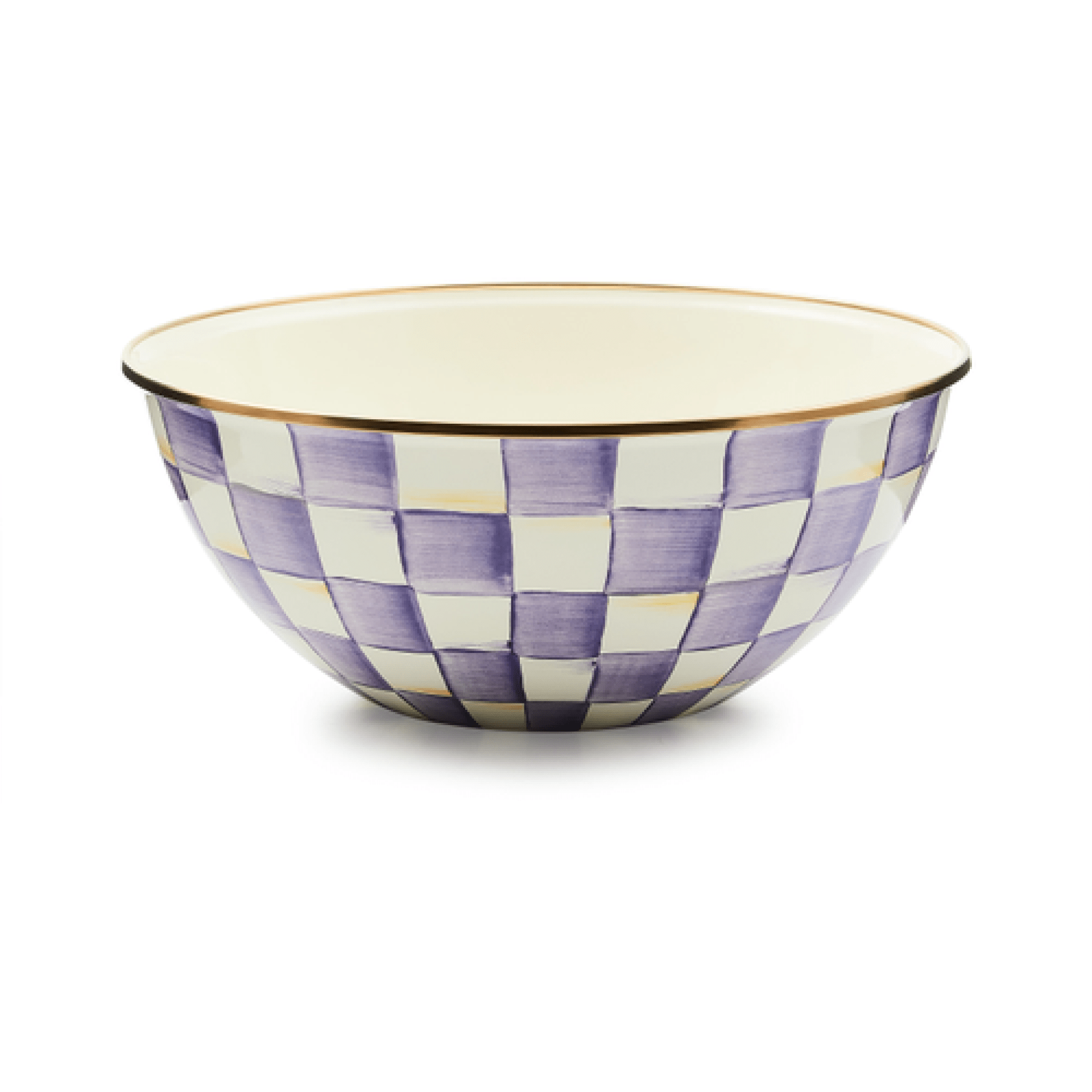 violet check large everyday bowl 113 violet check large everyday bowl 113