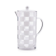 white check acrylic pitcher 9 white check acrylic pitcher 9