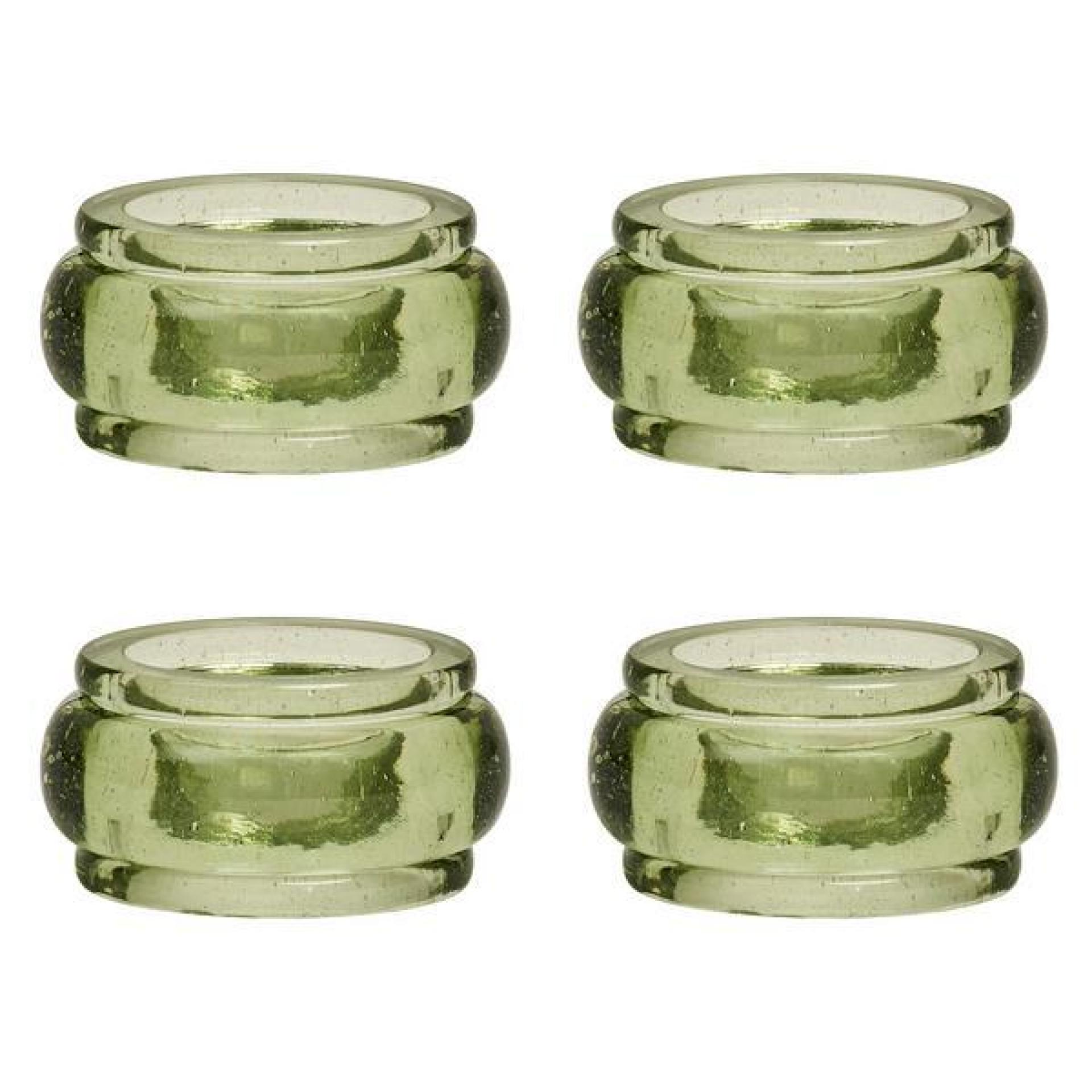 Provence Napkin Ring Set/4 - Basil 47 Provence Napkin Ring Set/4 - Basil 47