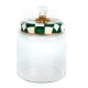emerald check large kitchen canister 75 emerald check large kitchen canister 75