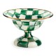emerald check small compote 18 emerald check small compote 18