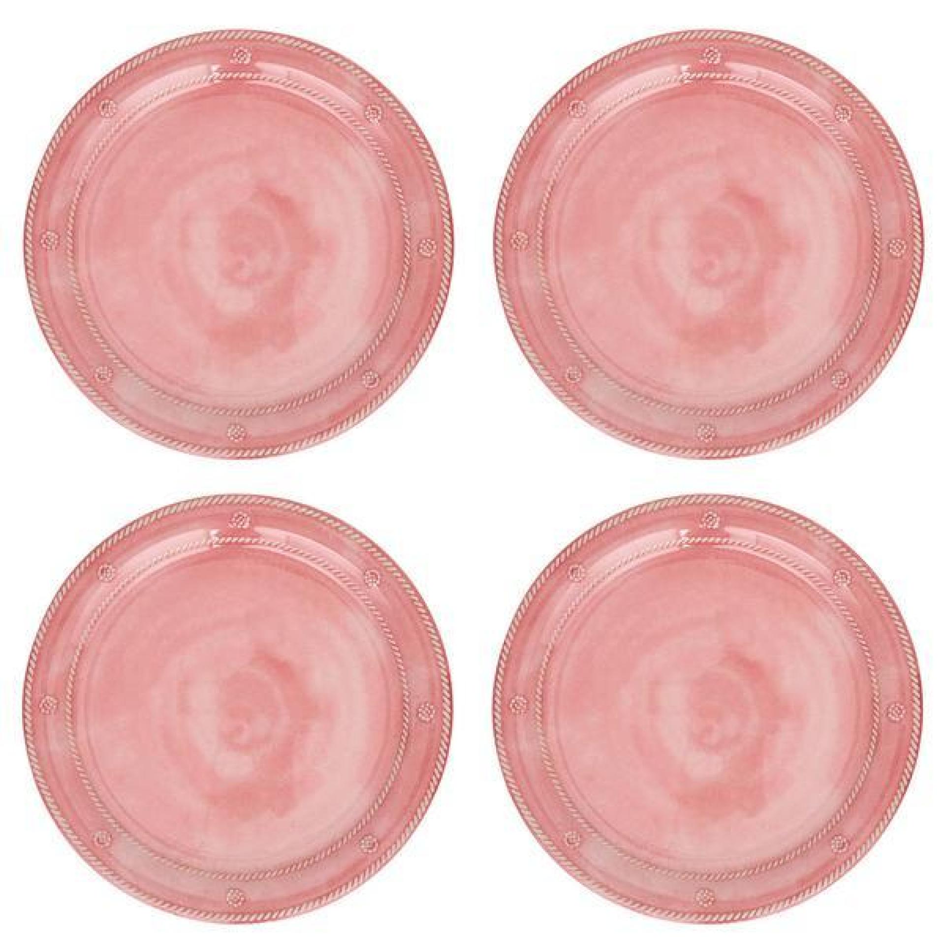 Berry & Thread Melamine Dinner Plate Set/4 - Coral 59 Berry & Thread Melamine Dinner Plate Set/4 - Coral 59