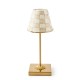 mocha check led rechargeable cafe table lamp 80 mocha check led rechargeable cafe table lamp 80