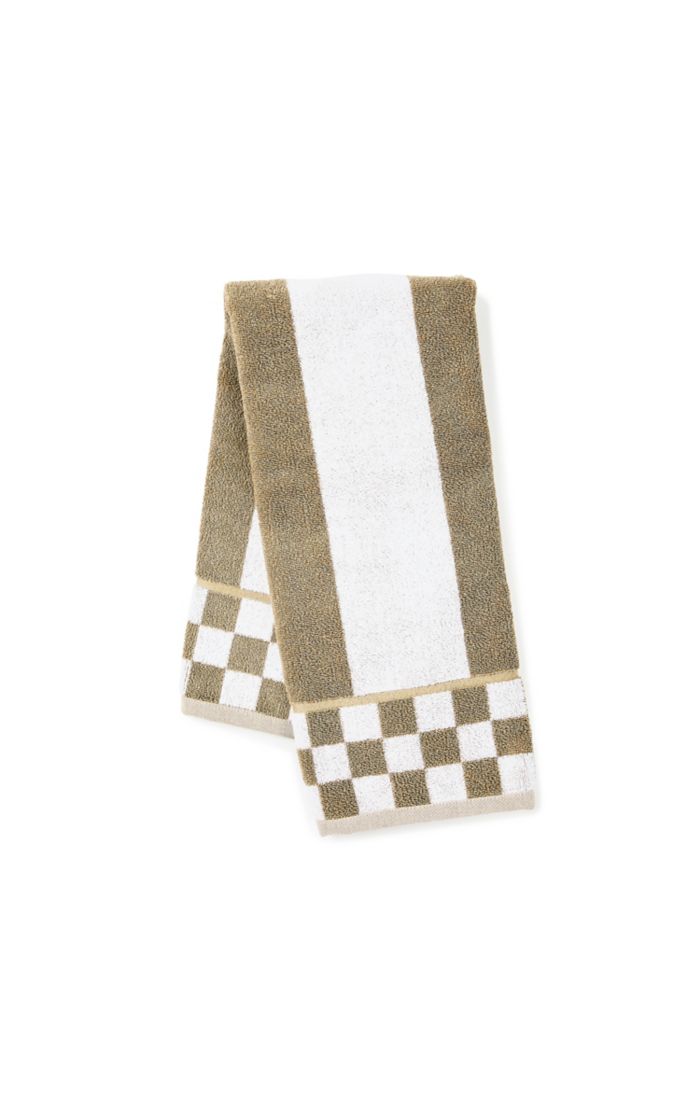 mocha stripe hand towel 38 mocha stripe hand towel 38