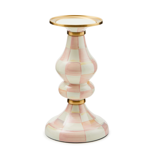 rosy check medium pillar candlestick 14 rosy check medium pillar candlestick 14