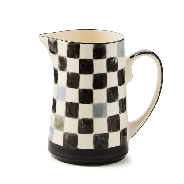 black check pitcher 126 black check pitcher 126