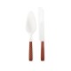 everyday leather cake serving set 50 everyday leather cake serving set 50