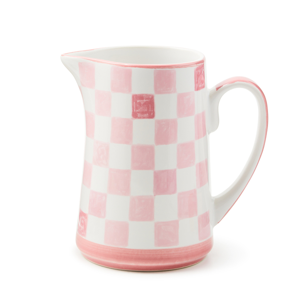 pink check pitcher 111 pink check pitcher 111