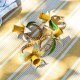 Meadow Walk Daffodil Napkin Ring, Set/4 - Yellow 32 Meadow Walk Daffodil Napkin Ring, Set/4 - Yellow 32