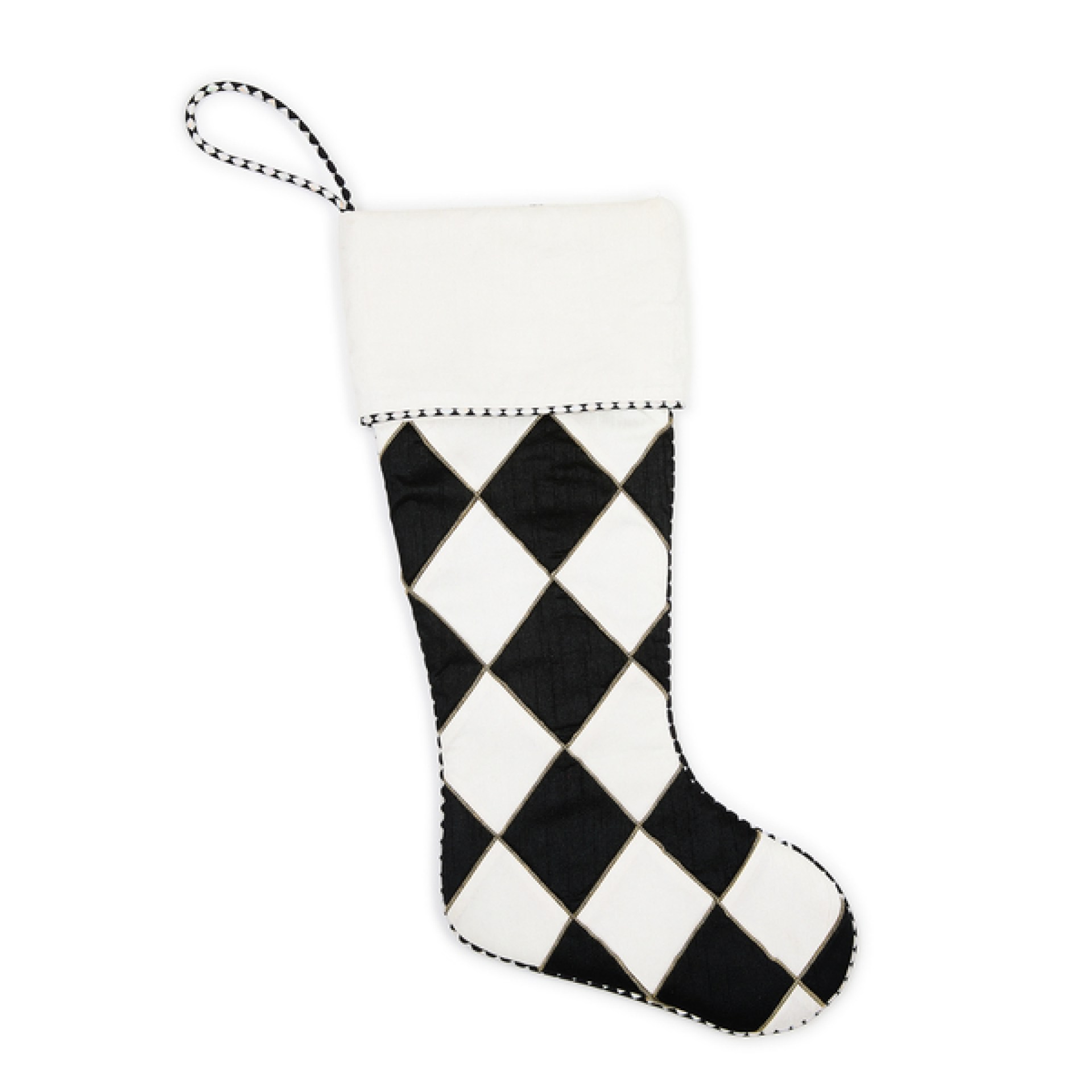 courtly noel cream harlequin stocking 93 courtly noel cream harlequin stocking 93