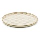 mocha check round tray 59 mocha check round tray 59