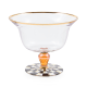 courtly check glass pedestal bowl 16 courtly check glass pedestal bowl 16