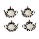 courtly check teapot napkin rings, set of 4 106 courtly check teapot napkin rings, set of 4 106