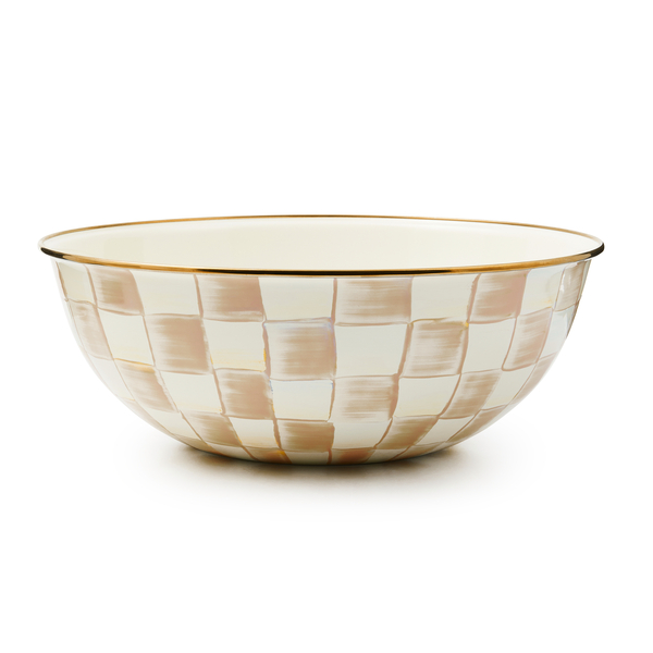 mocha check extra large everyday bowl 64 mocha check extra large everyday bowl 64