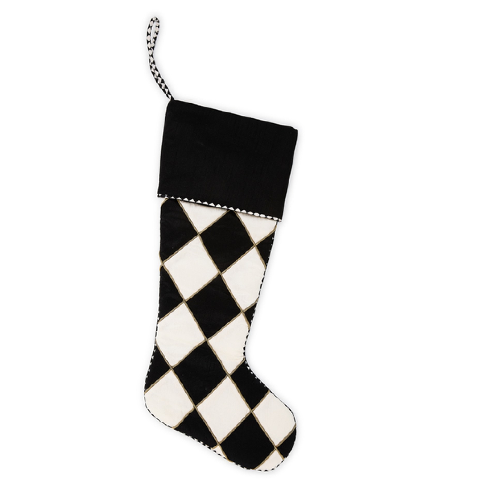 courtly noel black harlequin stocking 91 courtly noel black harlequin stocking 91