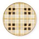 tartan mocha salad plate 7 tartan mocha salad plate 7